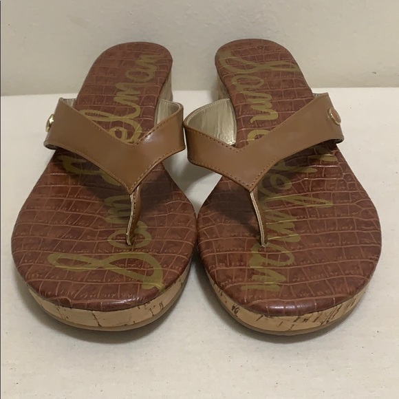 Sam Edelman Tanya Wedge Sandal Size 10M - Picture 5 of 8